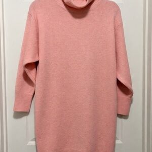 NWOT Pink Lily Soft Pink Cowl Neck Sweater M